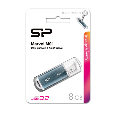 Logo trade promotional giveaway photo of: Pendrive Silicon Power Marvel M01 3.0