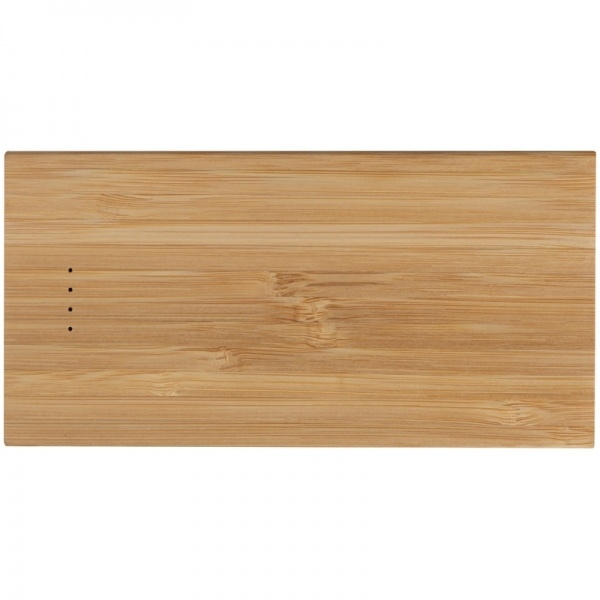 Logo trade corporate gift photo of: Bamboo power bank KATOWICE