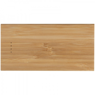 Logo trade corporate gifts picture of: Bamboo power bank KATOWICE