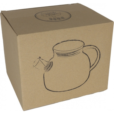 Logotrade corporate gifts photo of: Glass jug with bamboo lid FRANKFURT 1000ml