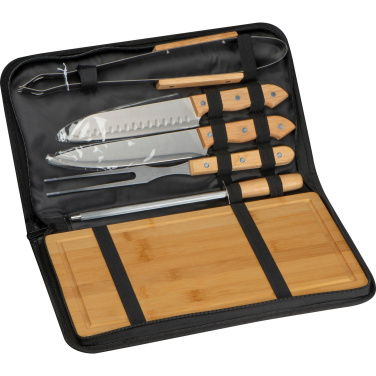 Logo trade promotional merchandise image of: Barbecue set EINDHOVEN