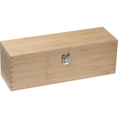 Logo trade advertising product photo of: Wooden wine box SAINT-ETIENNE