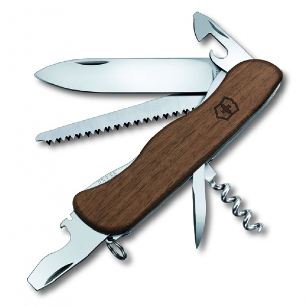 Logotrade promotional gift picture of: Pocket knife Forester wooden Victorinox
