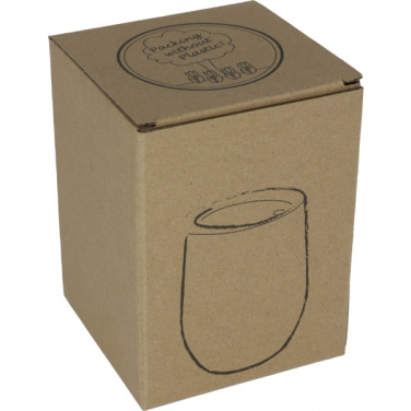 Logo trade promotional gifts picture of: Stainless steel mug with wooden look BRIGHTON 380 ml