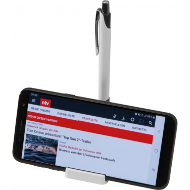 Logotrade business gifts photo of: Mobile phone holder with metal ballpen REGINA