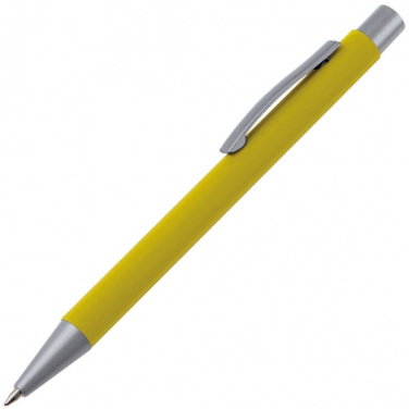 Logotrade promotional gift image of: Metal ballpen soft touch ABU DHABI