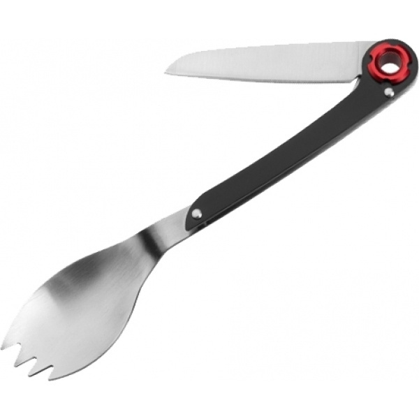 Logotrade promotional merchandise photo of: Multifunctional spoon LATEMAR Schwarzwolf