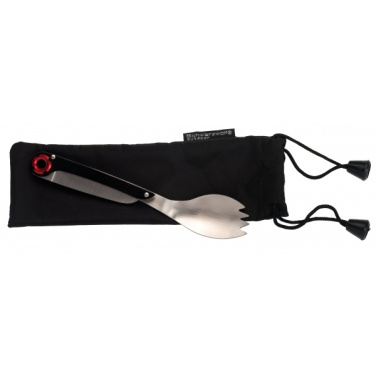 Logo trade promotional gifts picture of: Multifunctional spoon LATEMAR Schwarzwolf