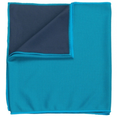 Logo trade promotional items image of: Towel LANAO Schwarzwolf