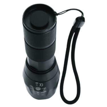 Logotrade promotional giveaway picture of: Flashlight ANTELAO Schwarzwolf