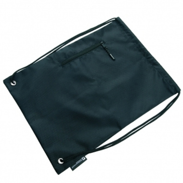 Logotrade promotional merchandise photo of: Drawstring bag NUNAVUT Schwarzwolf