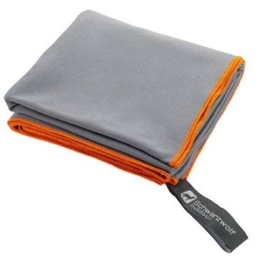 Logo trade corporate gifts image of: Towel MALAREN Schwarzwolf
