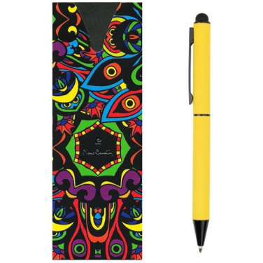 Logo trade promotional item photo of: Metal ballpoint pen, touch pen, soft touch CELEBRATION Pierre Cardin