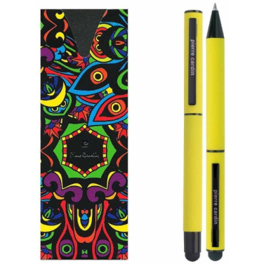 Logo trade promotional merchandise picture of: Writing set touch pen, soft touch CELEBRATION Pierre Cardin