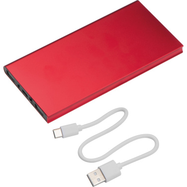 Logo trade corporate gift photo of: Power bank 8 000 mAh WOLFSBERG
