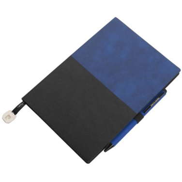 Logo trade promotional item photo of: Notepad A5 & ballpoint pen REPORTER Pierre Cardin