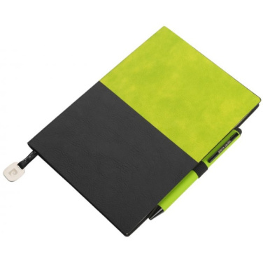 Logotrade promotional gift image of: Notepad A5 & ballpoint pen REPORTER Pierre Cardin