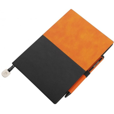 Logotrade promotional items photo of: Notepad A5 & ballpoint pen REPORTER Pierre Cardin