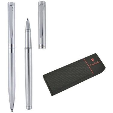 Logo trade promotional gifts image of: Writing set ballpoint pen & roller RENEE Pierre Cardin