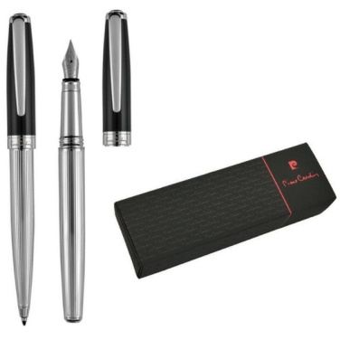 Logo trade promotional products picture of: Writing set ballpoint pen & fountain pen CHRISTOPHE Pierre Cardin