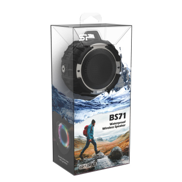 Logo trade promotional merchandise picture of: BLUETOOTH SPEAKER BS71 SILICON POWER