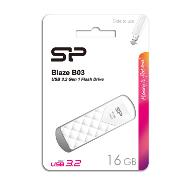 Logo trade promotional products image of: PENDRIVE SILICON POWER B03 3.2