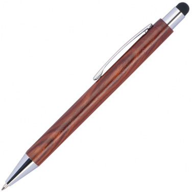 Logotrade promotional product picture of: Wooden ballpen BILZEN
