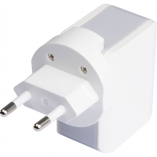 Logo trade promotional product photo of: Travel adapter ANTWERP