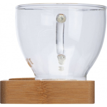 Logotrade corporate gift picture of: Tray with cup and spoon FORMOSA 150 ml