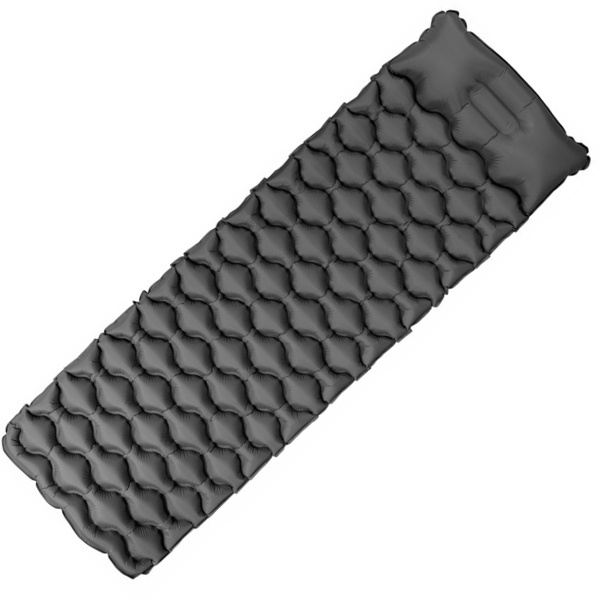 Logo trade promotional items image of: Inflatable mat SAJAMA Schwarzwolf