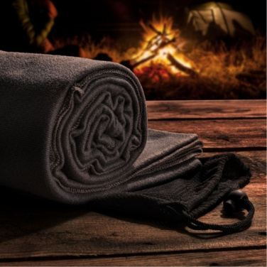 Logotrade promotional product image of: Blanket BRISA Schwarzwolf