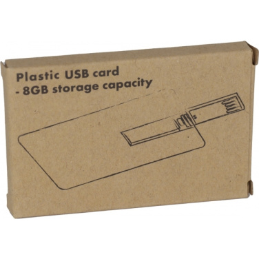 Logo trade promotional giveaway photo of: USB Card SLOUGH 8 GB