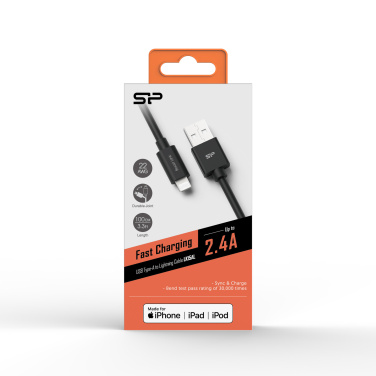 Logo trade promotional merchandise image of: DATA TRANSFER CABLE LK15AL Type A- Mfi Lightning