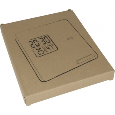 Logotrade promotional gift image of: Bamboo weather station GRANADA