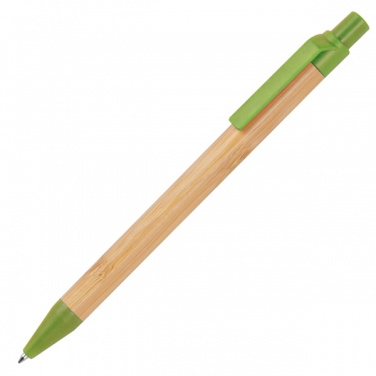 Logo trade promotional items picture of: Wheatstraw and bamboo ballpen HALLE