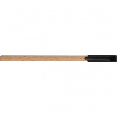 Logo trade promotional gift photo of: Wooden ballpen PALMDALE