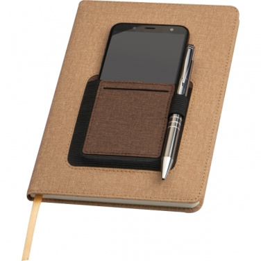 Logo trade promotional giveaway photo of: A5 notebook TILBURG