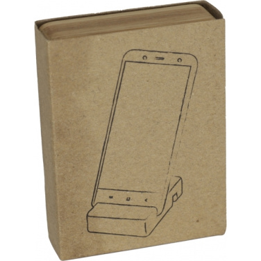Logo trade promotional giveaways picture of: Bamboo smartphone holder SAN SEBASTIAN