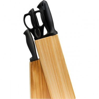 Logo trade promotional items image of: Knife block BERLIN