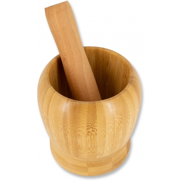 Logo trade promotional gifts image of: Wooden mortar SALVADOR