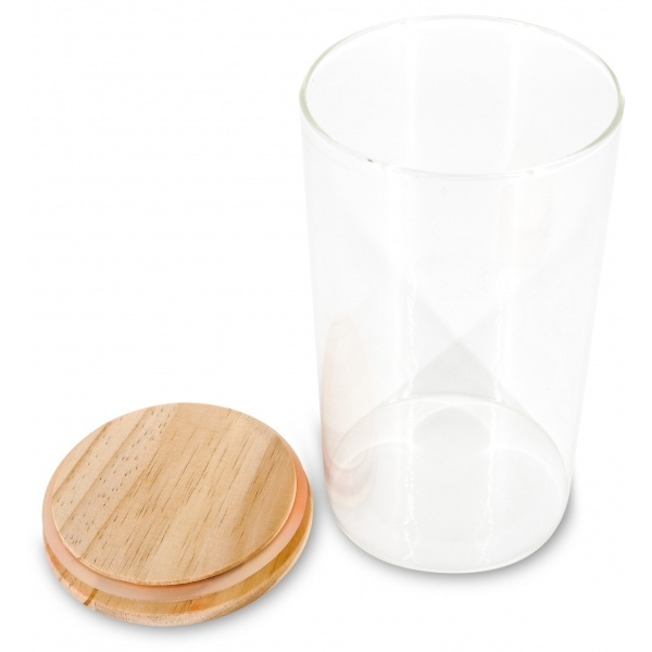 Logo trade promotional items image of: Borosilicate container ONTARIO 1000 ml