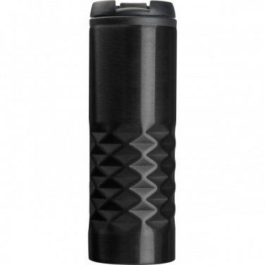 Logo trade corporate gift photo of: Thermal stainless steel mug SANTANDER 500 ml