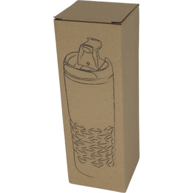 Logo trade corporate gifts image of: Thermal stainless steel mug SANTANDER 500 ml