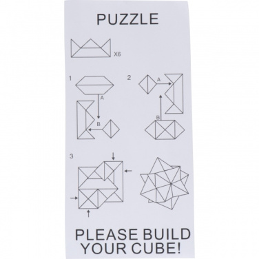 Logo trade promotional giveaways image of: Wooden puzzle TOULOUSE