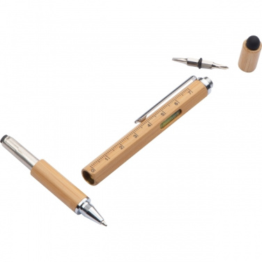 Logotrade promotional merchandise picture of: 6in1 multifunctional pen COIMBRA