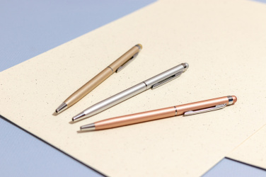 Logo trade promotional items image of: Ball pen with touch function CATANIA