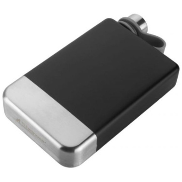 Logo trade promotional product photo of: Hip flask set TAHAT Schwarzwolf
