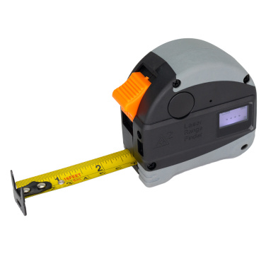 Logo trade promotional items image of: Laser tape measure, RLM62001