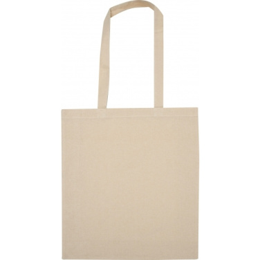 Logo trade corporate gifts picture of: Organic cotton bag with bottom fold INNSBRUCK