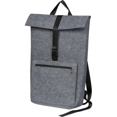 Logotrade promotional merchandise image of: RPET Felt Backpack BIRMINGHAM